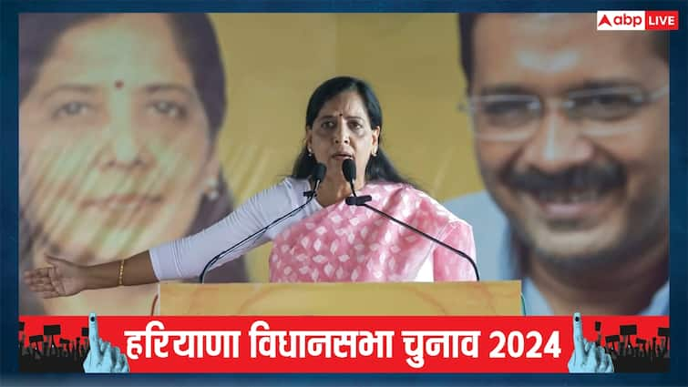 Sunita Kejriwal target bjp in charkhi dadri amid haryana assembly elections 2024 Arvind Kejriwal 'अरविंद केजरीवाल के विकास कामों से पीएम मोदी...', हरियाणा के चरखी दादरी में बीजेपी पर बरसीं सुनीता केजरीवाल