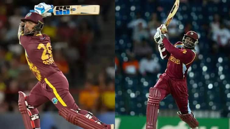 Nicholas pooran breaks Gayle's T20 six-hitting record Nicholas Pooran: சுள்ளானாய் வந்த நிகோலஸ் பூரன்.. கிறிஸ் கெய்லின் சாதனை முறியடிப்பு!