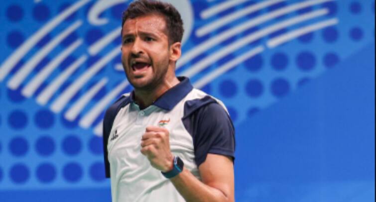 Nitesh-kumar-wins-gold-in-men-badminton-event-at-paris-paralympics-2024 Paris Paralympics 2024: Nitesh Kumar Clinches Gold Medal In Men's Singles Badminton SL3 Final