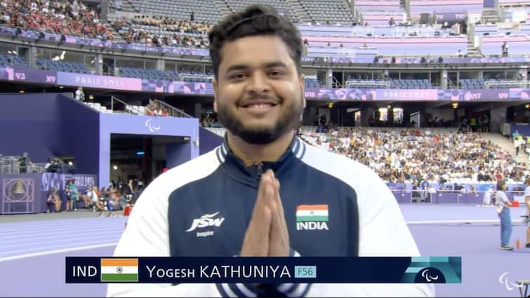 Yogesh Kathuniya wins silver medal in men-discus-throw event at paris paralympics 2024 Paris Paralympics 2024: Yogesh Kathuniya Starts Potential Medal Rush For India On Day 5 With Silver In Discus Throw