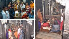 राष्ट्रपती द्रौपदी मुर्मू करवीर निवासिनी श्री अंबाबाई देवीच्या दर्शनाला; केली विधिवत पूजा