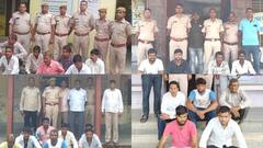 भरतपुर पुलिस का अपराध पर कड़ा प्रहार, 1309 जगहों पर दबिश देकर 681 आरोपियों को दबोचा