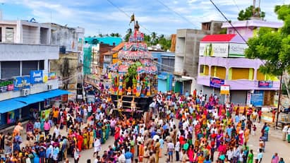 Tiruchendur Subramania Swamy Temple Avani Festival main event chariot festvial - TNN கந்தனுக்கு அரோகரா முருகனுக்கு அரோகரா - திருச்செந்தூரில் தேரோட்டம் கோலாகலம்