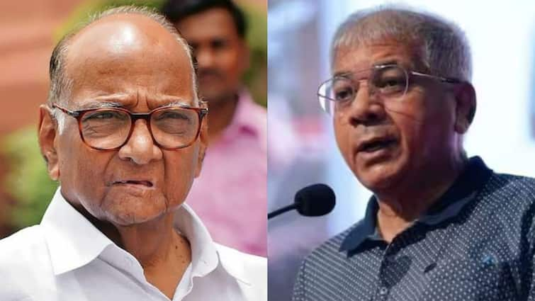 Prakash Ambedkar Slams Sharad Pawar Yashwantrao Chavan was principled leader he was not afraid like Sharad Pawar Latur Maharashtra Politics Marathi News Prakash Ambedkar : यशवंतराव चव्हाण तत्वनिष्ठ नेते होते, ते शरद पवारांसारखे भागुबाई नव्हते; प्रकाश आंबेडकरांची घणाघाती टीका