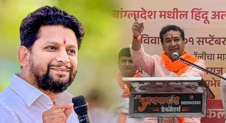 Sujay Vikhe Patil s warning to Nitesh Rane over ahmednagar sakal hindu samaj morcha speech maharashtra marathi news Sujay Vikhe-Patil : नितेश राणे काल म्हणाले मी हिंदूंचा गब्बर, आज सुजय विखे म्हणतात, नगरमध्ये जाती-धर्मावरुन द्वेष पसरवाल तर....