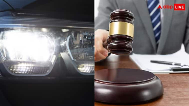 Motor vehicle act It is not legal to install LED headlamps in cars or bikes from the market कार में बाहर से LED लगाने पर भी होता है चालान? जरूर जान लीजिए ये बात