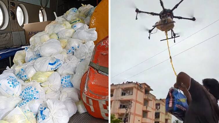 AP Govt distributes three tons of food packets to flood affected people in Vijayawada Vijayawada: వరద బాధితులకు ఆహార పంపిణీలో రికార్డు! 3 టన్నుల ఆహారం పంపిణీ - ఏపీ సీఎంఓ