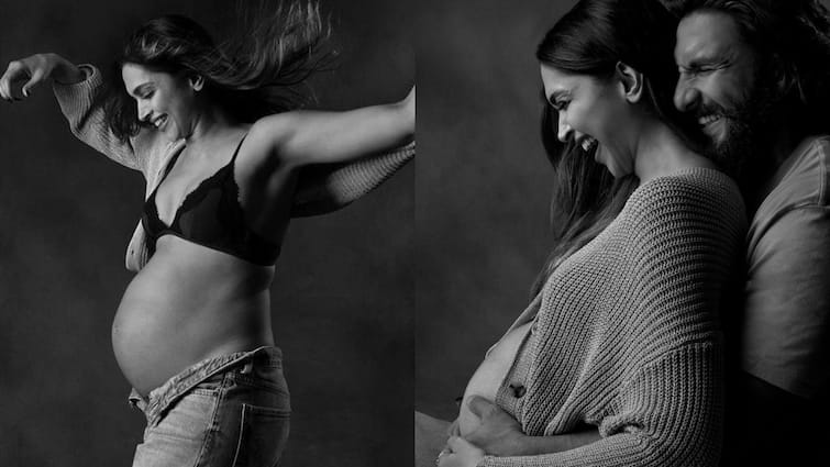 Deepika Padukone And Ranveer Singh Maternity Shoot Pictures Actress Flaunt Her 9 Month Baby Bump Deepika Padukone And Ranveer Singh Can't Stop Smiling In Maternity Photos, Actress Flaunt Her 9-Month Baby Bump