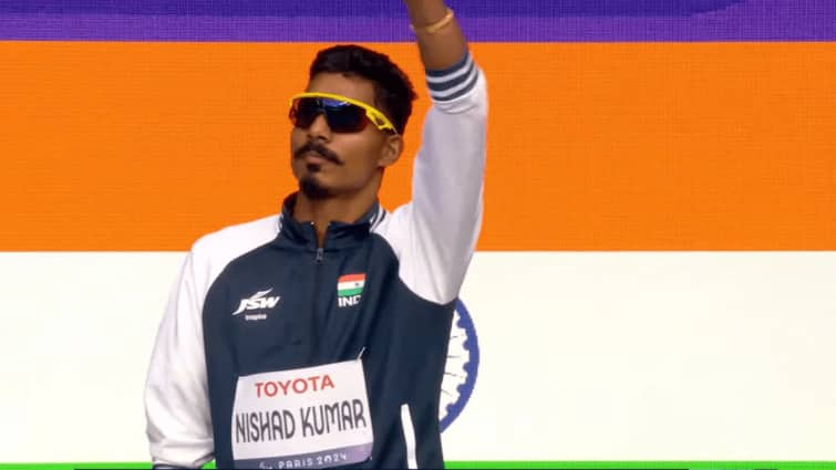 Paralympics 2024 Nishad Kumar Grabs Silver In Men High Jump T47 Final event Marks India 7th Medal In Paris Paralympics 2024: Nishad Kumar Grabs Silver In Men's High Jump; Marks India's 7th Medal In Paris