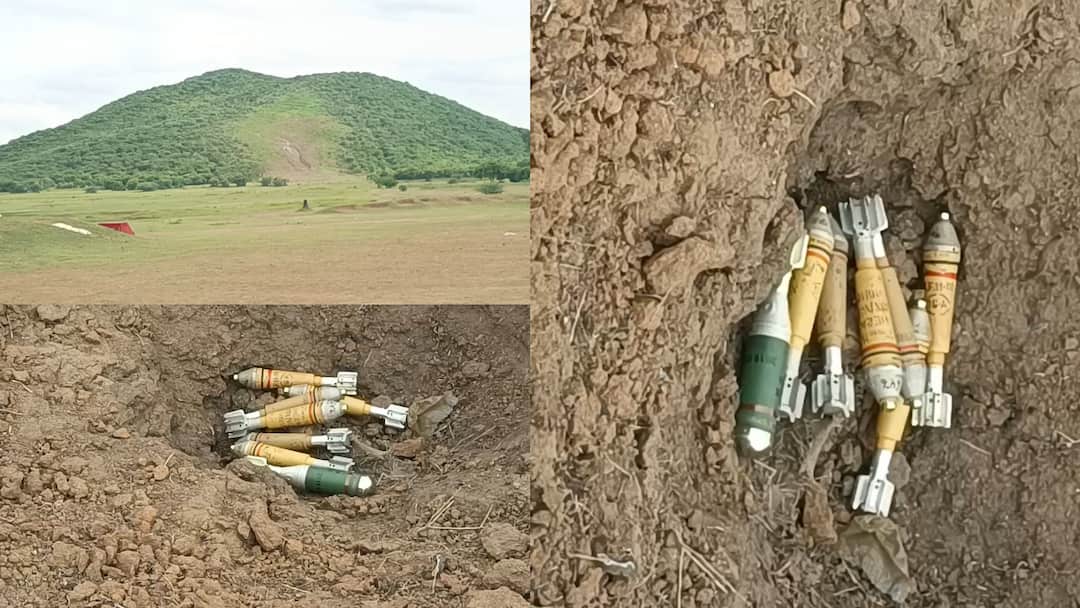 தொழிலாக மாறிப்போன வெடிகுண்டு சேகரிப்பு.. ஆபத்தை உணராத மக்கள்.. தீர்வு எப்போது ? Civilians collect scattered explosives at the firing center in Anumanthapuram area near Singaperumal Kovil TNN தொழிலாக மாறிப்போன வெடிகுண்டு சேகரிப்பு.. ஆபத்தை உணராத மக்கள்.. தீர்வு எப்போது ?