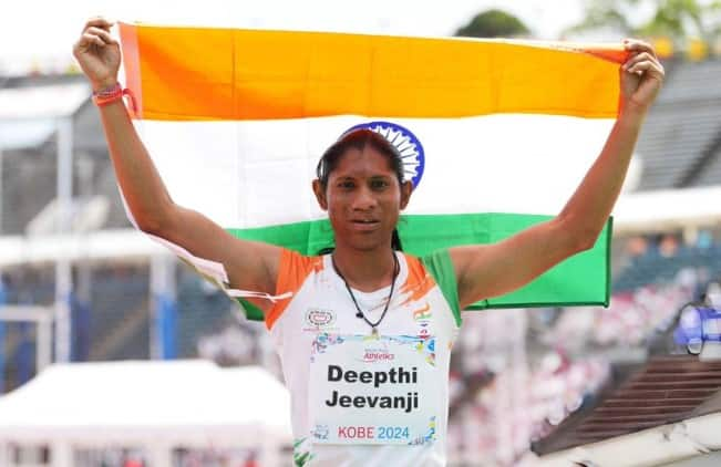 Deepthi jeevanji win broze medal in women 400 meter event at paris paralympics 2024   ભારતને મળ્યો 16મો મેડલ, વર્લ્ડ ચેમ્પિયન દીપ્તિ જીવનજીએ બ્રોન્ઝ મેડલ જીત્યો