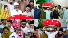 पत्नी के साथ अजमेर शरीफ दरगाह पहुंचे झारखंड के CM हेमंत सोरेन, मांगी ये दुआ, देखें तस्वीरें