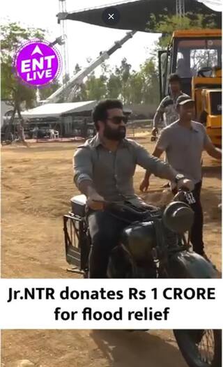 Jr.NTR ने Flood Relief में बाढ़ पीड़ितों के लिए Donate किए 1 Crore रूपए,Fans ने कहा-'Great Work Anna'