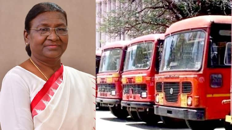 President Draupadi Murmu Latur visit  600 buses planned but ST workers strike faces difficulties for Latur administration Maharashtra Marathi News राष्ट्रपतींच्या दौऱ्यासाठी 600 बसचं नियोजन, पण ST कामगारांचा संप; लातूर प्रशासनाची उडाली धांदल