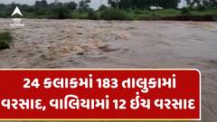 Gujarat Rain | ગુજરાતમાં 24 કલાકમાં 183 તાલુકામાં વરસાદ, સૌથી વધુ વાલિયામાં 12 ઇંચ વરસાદ