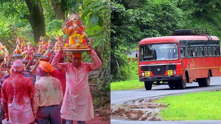 Ganesh utsav 2024 Ganpati utsav 2024 msrtc ST bus employees strike call Ganesh Utsav ST bus Konkan:  मोठी बातमी: ऐन गणेशोत्सवात चाकरमान्यांची कोंडी होणार, एसटी कर्मचाऱ्यांकडून संपाची हाक, प्रशासनाच्या हालचालींना वेग