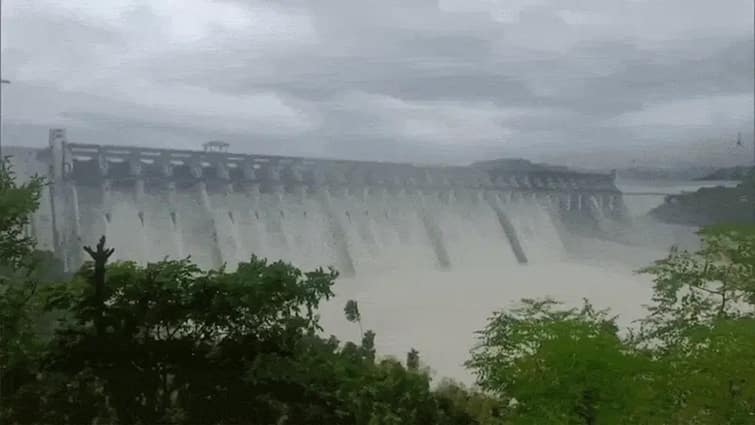 Again Narmada Dam Water Level is hiding at the 134 meters up with the water of 3 lakh cusec ration Narmada Dam: ફરી વધી રહી છે નર્મદા ડેમની જળસપાટી, 15 દરવાજા 2 મીટર સુધી ખોલવામાં આવ્યા