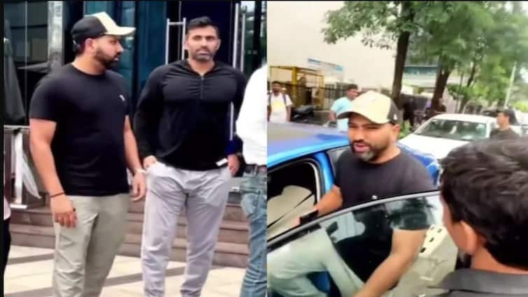 Rohit Sharma Looking Fitter Video Fans Feel India Captain Looks Slimmer Abhishek Nayar Exercising 'Fat Kafi Kam Kar Liyaa?': Fans Feel Rohit Sharma Looks Slimmer In Latest Video Ahead Of IND vs BAN Tests