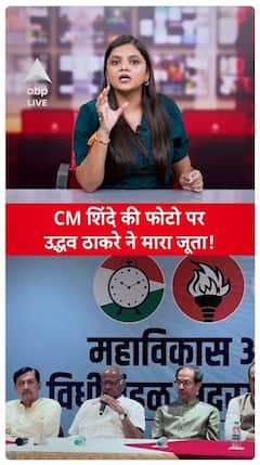 MVA Protest: Uddhav Thackeray Throws Shoe At CM Eknath Shinde’s Photo, Sparks Controversy | ABP Live