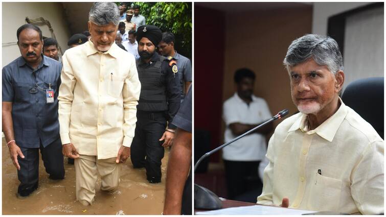 Andhra Pradesh Cm Chandra Babu hot comments floods and other things Andhra Pradesh Floods: కుట్రలు జరుగుతున్నాయేమో- చంద్రబాబు సంచలన కామెంట్స్