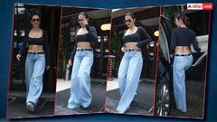 क्रॉप टॉप और बैगी जीन्स में दिखा मलाइका अरोड़ा का कूल लुक, डार्क लिप्स्टिक में लगीं हुस्न की मल्लिका