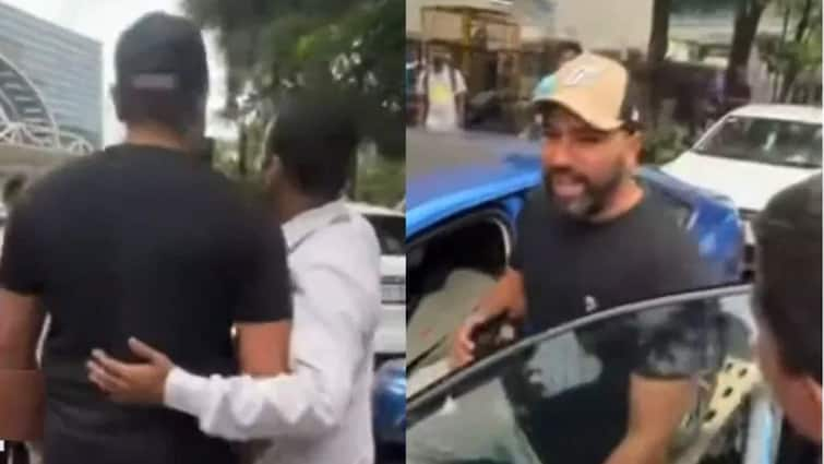 Rohit Sharma Gets Mobbed Mumbai Luxury Car Watch Video Clip Fans Ask For Selfies Hitman Says Traffic Ho Jaega Idhar Rohit Sharma Gets Mobbed By Fans; Says 'Traffic Ho Jaayega Idhar’ In Typical Hitman Style | WATCH VIDEO