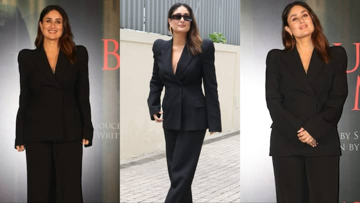 Kareena Kapoor Boss Lady Look: करीना कपूर आज यानि 3 सितंबर को अपनी अपकमिंग फिल्म 'द बकिंघम मर्डर्स' के ट्रेलर लॉन्च इवेंट में पहुंची. जहां एक्ट्रेस का बॉस लेडी लुक देखने को मिला.