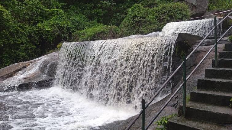 Tourists are happy with kovai kutralam eco-tourism which opened after two months 
