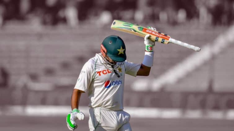 Babar Azam fake retirement announcements wreak havoc on social media as Pakistan fight to avoid Bangladesh humiliation marathi news Babar Azam Test Retirement : सही ऐवजी अंगठा, निवृत्तीची घोषणा, बाबर आझमच्या नावे फिरणाऱ्या पोस्टमागील सत्य काय?