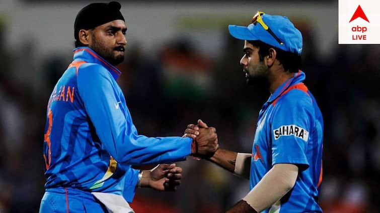 if you dont score 10000 test runs harbhajan singh recalls how he motivated a self doubting young virat kohli Harbhajan On Virat: ''টেস্টে যদি ১০ হাজার রান না করতে পার...'', বিরাটকে কী বলেছিলেন ভাজ্জি?