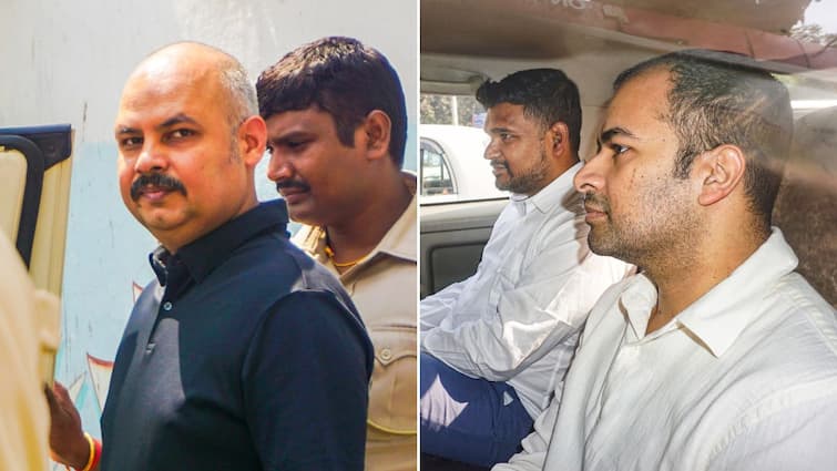 Former AAP Communication Incharge Vijay Nair, CM Kejriwal's Aide Bibhav Kumar Walk Out Of Tihar Jail Former AAP Communication Incharge Vijay Nair, CM Kejriwal's Aide Bibhav Kumar Walk Out Of Tihar Jail