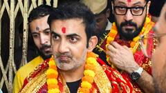 Gautam Gambhir Seeks Blessings At Kamakhya Temple In Guwahati Ahead of Bangladesh Test Series – SEE PICS