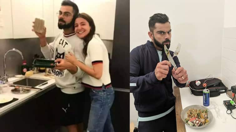 anushka sharma attend event in mumbai talks about virat kohli cooking for their kids vamika and akaay Virat Kohli: क्या विराट कोहली कर लेते हैं कुकिंग? वाइफ अनुष्का शर्मा ने खोला बड़ा राज; बोलीं - मेरे पति...