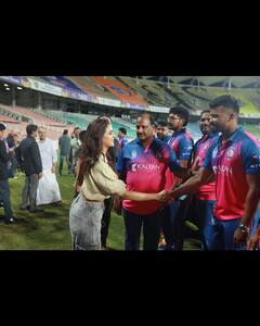 Keerthy Suresh : క్రికెట్ స్టేడియంలో కీర్తి సురేశ్.. త్రివేండ్రం రాయల్స్​ కో-ఓనర్​గా టీమ్​ను చీర్ చేసిన హీరోయిన్