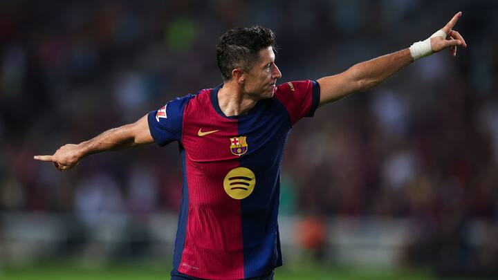 3. Robert Lewandowski: 634 goals (Image Credit: @X/FCBarcelona)