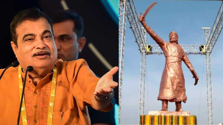 If Stainless Steel had been used in Shivaji Maharaj Statue it would not have collapsed says BJP union minister Nitin Gadkari Shivaji Maharaj Statue: स्टेनलेस स्टील वापरलं असतं तर छत्रपती शिवाजी महाराजांचा पुतळा पडला नसता: नितीन गडकरी