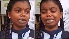 बच्चियों ने स्कूल के लिए शिक्षक मांगा, DEO बोले- 'जेल भेज दूंगा', अब रोते हुए छात्रा का वीडियो वायरल