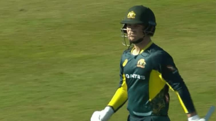 AUS V SCO Jake Fraser McGurk Registers 3 Ball Duck On T20I Debut For Australia Scotland Travis Head Mitchell Marsh world record powerplay score AUS V SCO: Jake Fraser-McGurk Registers 3-Ball Duck On T20I Debut For Australia