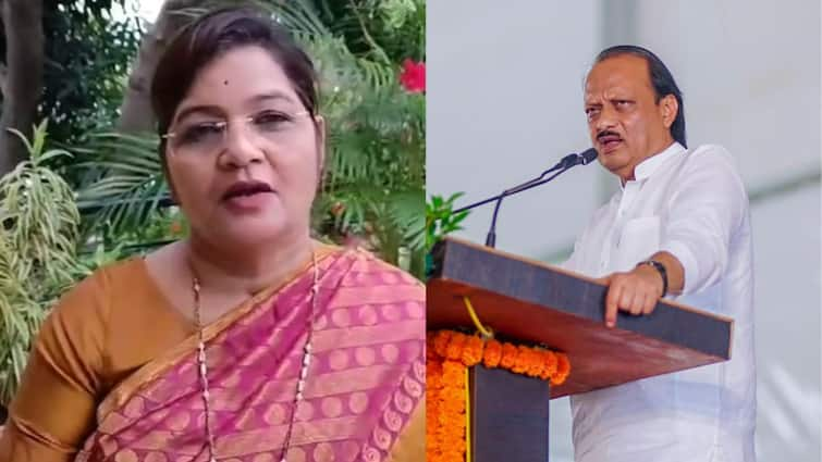 Sandhya Sawalakhe says Ajit Pawar cut one gender from 'them' so there will be no time to wear pink clothes Sandhya Sawalakhe Maharashtra Politics Marathi News Sandhya Sawalakhe : दादा, 'यांच्यापैकी' एकाचं लिंग कापा म्हणजे गुलाबी कपडे घालण्याची वेळ येणार नाही : संध्या सव्वालाखे