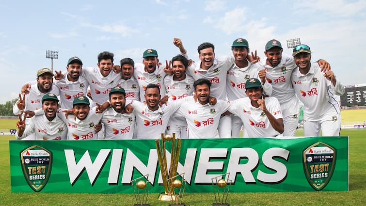 Bangladesh historic Test series whitewash against Pakistan know full details PAK vs BAN: இனிமே இப்படித்தான்! பாகிஸ்தானை சுருட்டி வீசி டெஸ்ட் தொடரை வென்ற வங்கதேசம்!