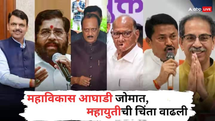 Maharashtra Assembly Elections 2024: लोकसभा निवडणुकांमध्ये राज्यात महाविकास आघाडीनं बाजी मारली. याच पार्श्वभूमीवर राज्यात आता आगामी विधानसभा निवडणूकही महाविकास आघाडी विरुद्ध महायुती अशीच दिसणार आहे.