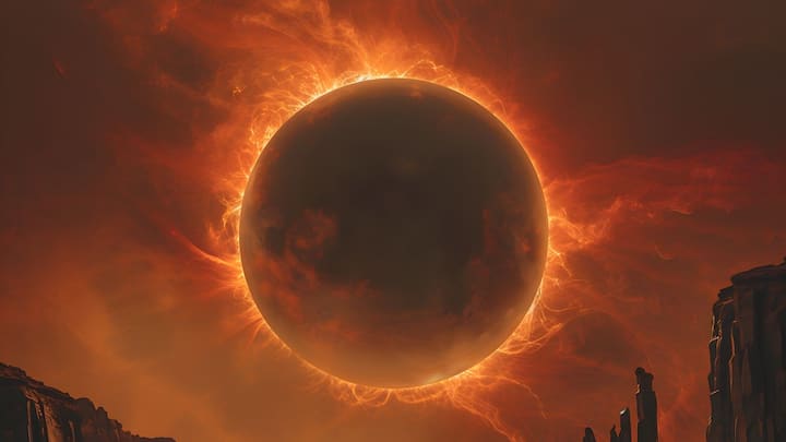 6000 Year Old Solar Eclipse: टाटा इंस्टीट्यूट ऑफ फंडामेंटल रिसर्च के एस्टॉनोमर मयंक वाहिया ने ऋगवेद में उल्लेखित 6000 साल पुराने सूर्य ग्रहण का उल्लेख ढूंढा है.