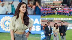 Keerthy Suresh : క్రికెట్ స్టేడియంలో కీర్తి సురేశ్.. త్రివేండ్రం రాయల్స్​ కో-ఓనర్​గా టీమ్​ను చీర్ చేసిన హీరోయిన్