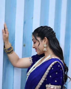 Aishwarya Pisse : నీలిరంగు ఓణిలోన చందమామలా ముస్తాబైన సీరియల్ బ్యూటీ.. అగ్నిసాక్షి ఐశ్వర్య గురించి ఈ విషయాలు తెలుసా?