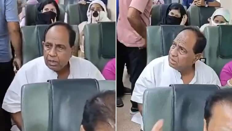 TMC MLA Kanai Chandra Mondal Verbal Spat With TTE Over Ticketless Travel Goes Viral video TMC MLA's Verbal Spat With TTE Over 'Ticketless Travel' Goes Viral, Railways To Take Legal Action | On Cam