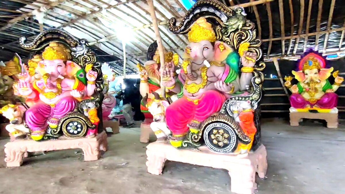 Vinayagar Chaturthi 2024: நெருங்கும் விநாயகர் சதுர்த்தி.. விதவிதமான விநாயகர் சிலைகள் விறுவிறு விற்பனை..