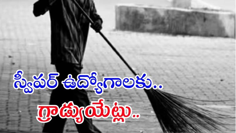 46000 Post Graduates and Graduates have applied for Sweeper posts in Haryana Haryana: 'ఊడ్చే' ఉద్యోగాలకు భారీగా దరఖాస్తులు, ఏకంగా 46 వేలమంది గ్రాడ్యుయేట్లు, పోస్ట్‌ గ్రాడ్యుయేట్లు పోటీ