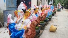 తెలుగు రాష్ట్రాల్లో ఎటు చూసినా ప్లాస్టర్ ఆఫ్ ప్యారిస్ విగ్రహాలే- కర్ణాటక, తమిళనాడును ఆదర్శంగా తీసుకోలేమా?