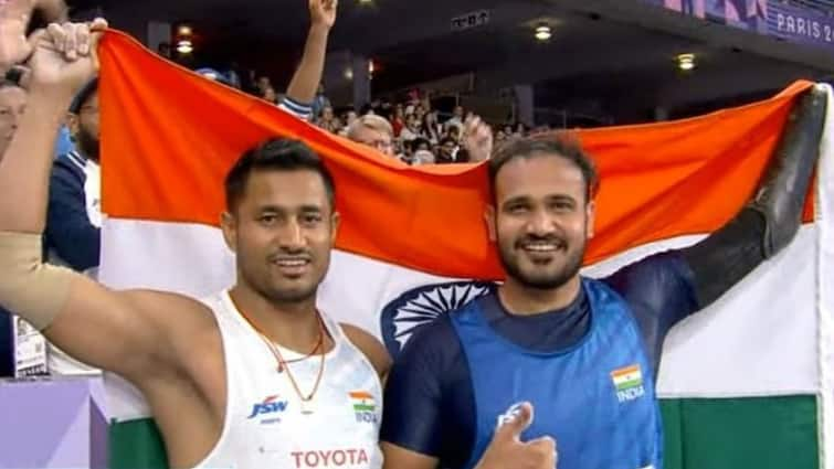 Ajeet Singh Sundar Singh Gurjar Silver Bronze Medals Javelin Throw Paris Paralympics 2024 Ajeet Singh Wins Silver, Sundar Gurjar Grabs Bronze In Javelin To Ensure India Double-Podium Finish At Paralympics