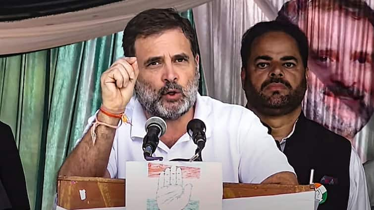 Rahul Gandhi slams bjp modi govt on kashmiri pandit issue before jammu kashmir assembly election राहुल गांधी ने अनंतनाग में कश्मीरी पंडितों से किया बड़ा वादा! बोले- 'बीजेपी ने सिर्फ ठगा'